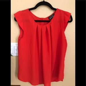 Beautiful burnt orangy-red dress shirt